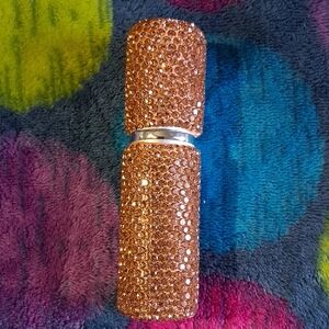 Sparkling Rhinestone Perfume Case.Refillable.NWOT